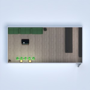 floorplans baldai dekoras svetainė 3d