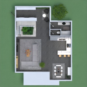 floorplans casa decoração utensílios domésticos arquitetura 3d