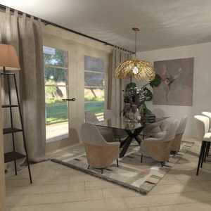 floorplans apartment terrace furniture decor lighting 3d