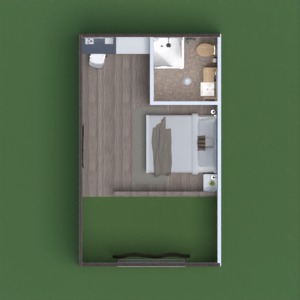 floorplans casa varanda inferior decoração quarto área externa 3d