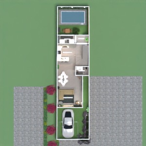 floorplans 独栋别墅 厨房 照明 餐厅 3d