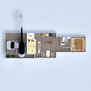 floorplans apartment garage 3d