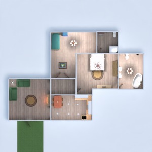 floorplans namas eksterjeras apšvietimas 3d