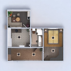 floorplans appartement meubles décoration diy salle de bains chambre à coucher cuisine eclairage rénovation maison salle à manger espace de rangement entrée 3d