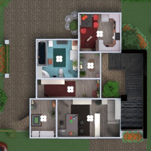 floorplans apartment house decor outdoor landscape architecture 3d