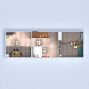 floorplans dom pokój dzienny garaż kuchnia jadalnia 3d