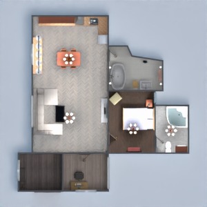 planos apartamento casa decoración despacho iluminación 3d