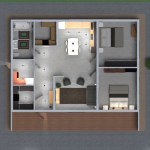 floorplans 独栋别墅 家具 diy 浴室 卧室 3d