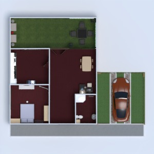 floorplans maison décoration salle de bains chambre à coucher garage 3d