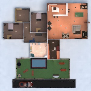 floorplans 公寓 独栋别墅 3d