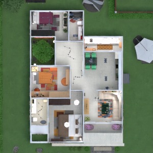 floorplans dom wystrój wnętrz łazienka sypialnia architektura 3d