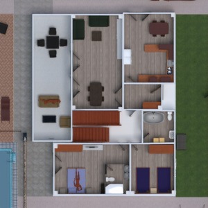 floorplans 独栋别墅 3d