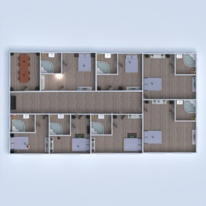 floorplans dom meble łazienka sypialnia garaż 3d
