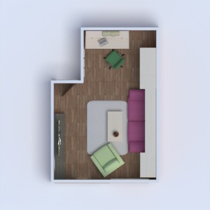 progetti appartamento arredamento decorazioni monolocale 3d