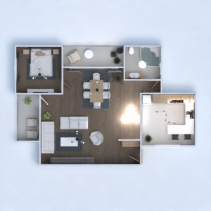 planos casa muebles cuarto de baño dormitorio cocina 3d