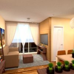 planos apartamento terraza cuarto de baño dormitorio cocina hogar 3d