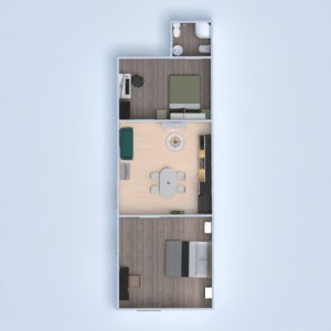 floorplans maison chambre à coucher 3d