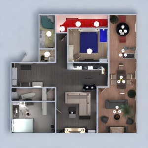 floorplans 公寓 家具 装饰 浴室 卧室 客厅 厨房 儿童房 照明 改造 储物室 玄关 3d