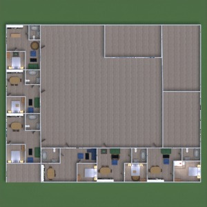 floorplans 公寓 独栋别墅 车库 3d
