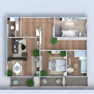 floorplans 公寓 家具 装饰 浴室 卧室 客厅 厨房 户外 儿童房 改造 家电 3d