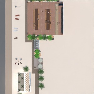 floorplans 户外 景观 咖啡馆 3d