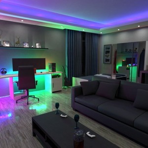 floorplans maison décoration chambre à coucher salon eclairage 3d