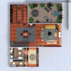 floorplans butas namas terasa baldai dekoras pasidaryk pats vonia miegamasis svetainė virtuvė eksterjeras biuras apšvietimas kraštovaizdis studija prieškambaris 3d