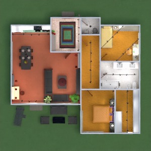floorplans mieszkanie dom meble łazienka sypialnia pokój dzienny kuchnia na zewnątrz pokój diecięcy oświetlenie jadalnia architektura wejście 3d