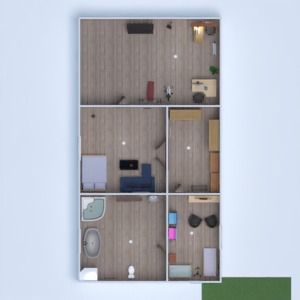 floorplans 独栋别墅 结构 3d
