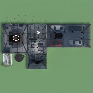 floorplans chambre à coucher salle de bains salon meubles terrasse 3d