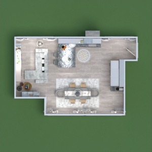 floorplans appartement meubles salon cuisine eclairage rénovation salle à manger 3d