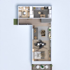 floorplans apartamento mobílias decoração iluminação 3d