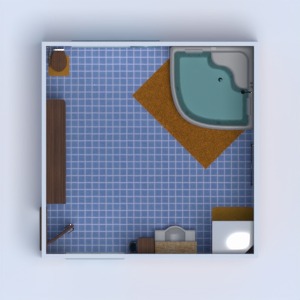 planos cuarto de baño 3d