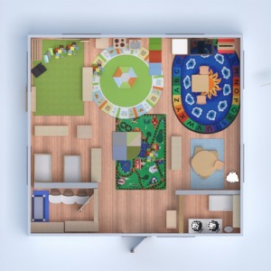 planos habitación infantil 3d