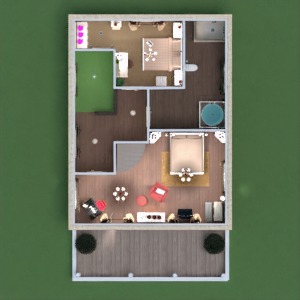 floorplans dom taras meble wystrój wnętrz łazienka sypialnia pokój dzienny garaż kuchnia pokój diecięcy oświetlenie krajobraz jadalnia wejście 3d