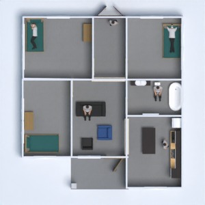 planos apartamento casa bricolaje 3d