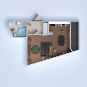 floorplans apartamento estúdio 3d