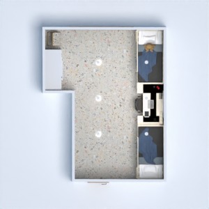 floorplans maison chambre d'enfant 3d