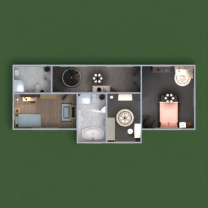 floorplans 独栋别墅 露台 家具 装饰 浴室 卧室 客厅 车库 厨房 户外 家电 餐厅 结构 3d
