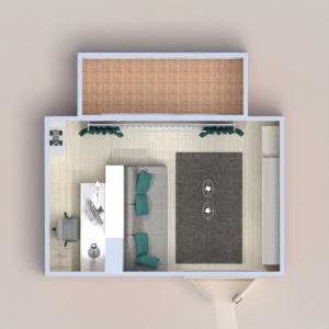 floorplans 公寓 家具 装饰 客厅 3d