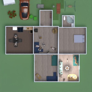 floorplans dom wystrój wnętrz łazienka kuchnia na zewnątrz 3d