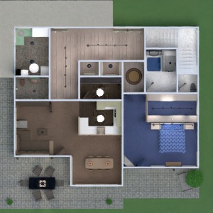floorplans mieszkanie dom taras meble łazienka sypialnia pokój dzienny garaż kuchnia na zewnątrz pokój diecięcy jadalnia architektura 3d