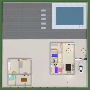 floorplans 独栋别墅 家具 装饰 diy 客厅 厨房 照明 玄关 3d