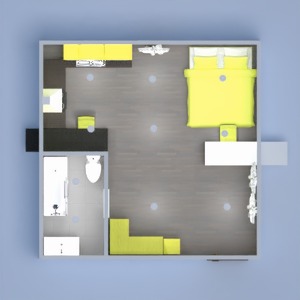 floorplans 装饰 浴室 卧室 餐厅 单间公寓 3d