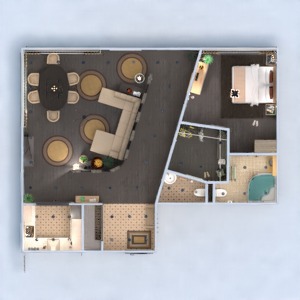 floorplans wohnung möbel dekor do-it-yourself badezimmer schlafzimmer wohnzimmer küche beleuchtung renovierung esszimmer lagerraum, abstellraum eingang 3d