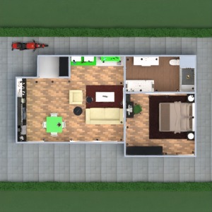 floorplans furniture decor bedroom kitchen lighting household dining room architecture entryway 3d
