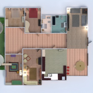 floorplans haus terrasse möbel badezimmer schlafzimmer wohnzimmer küche kinderzimmer büro haushalt esszimmer 3d