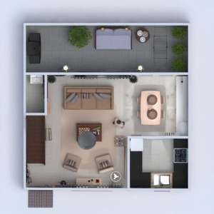 floorplans apartamento mobílias decoração quarto iluminação 3d