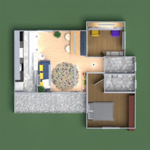 floorplans mieszkanie meble wystrój wnętrz 3d