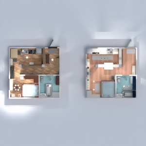 planos apartamento muebles decoración cuarto de baño dormitorio cocina reforma arquitectura descansillo 3d
